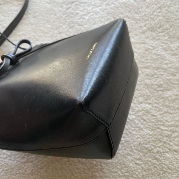 [SOLD] Mansur Gavriel mini mini bucket bag black leather red lining - Picture 14 of 14
